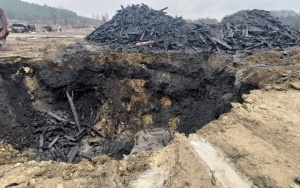 ujawnione podkłady kolejowe, KWK Boże Dary