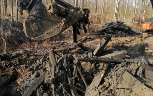 ujawnione podkłady kolejowe, KWK Brzeszcze-Wschód
