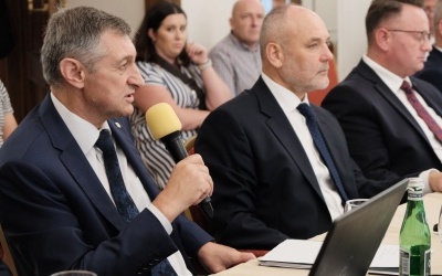 SPOTKANIE PODSUMOWUJĄCE DZIAŁANIA ZWIĄZANE Z LIKWIDACJĄ I DOKUMENTOWANIEM ZAPADLISK W TRZEBINI (1)