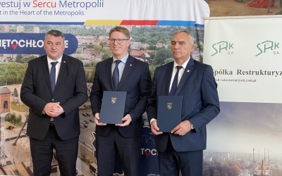 SRK PRZEKAŻE KOLEJNE TERENY - PODPISANO LIST INTENCYJNY Z GMINĄ ŚWIĘTOCHŁOWICE (1)