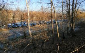Parkingi samochodowe od strony północnej za pasem drogowym ul. Leona