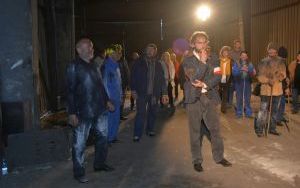 Film o NSZ - sceny w kop. Piekary (1)