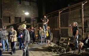 Film o NSZ - sceny w kop. Piekary (3)