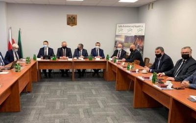 Posiedzenie wyjazdowe Parlamentarnego Zespołu ds. Energetyki oraz Transformacji Energetycznej i Górniczej w Polsce w siedzibie SRK S.A. (3)